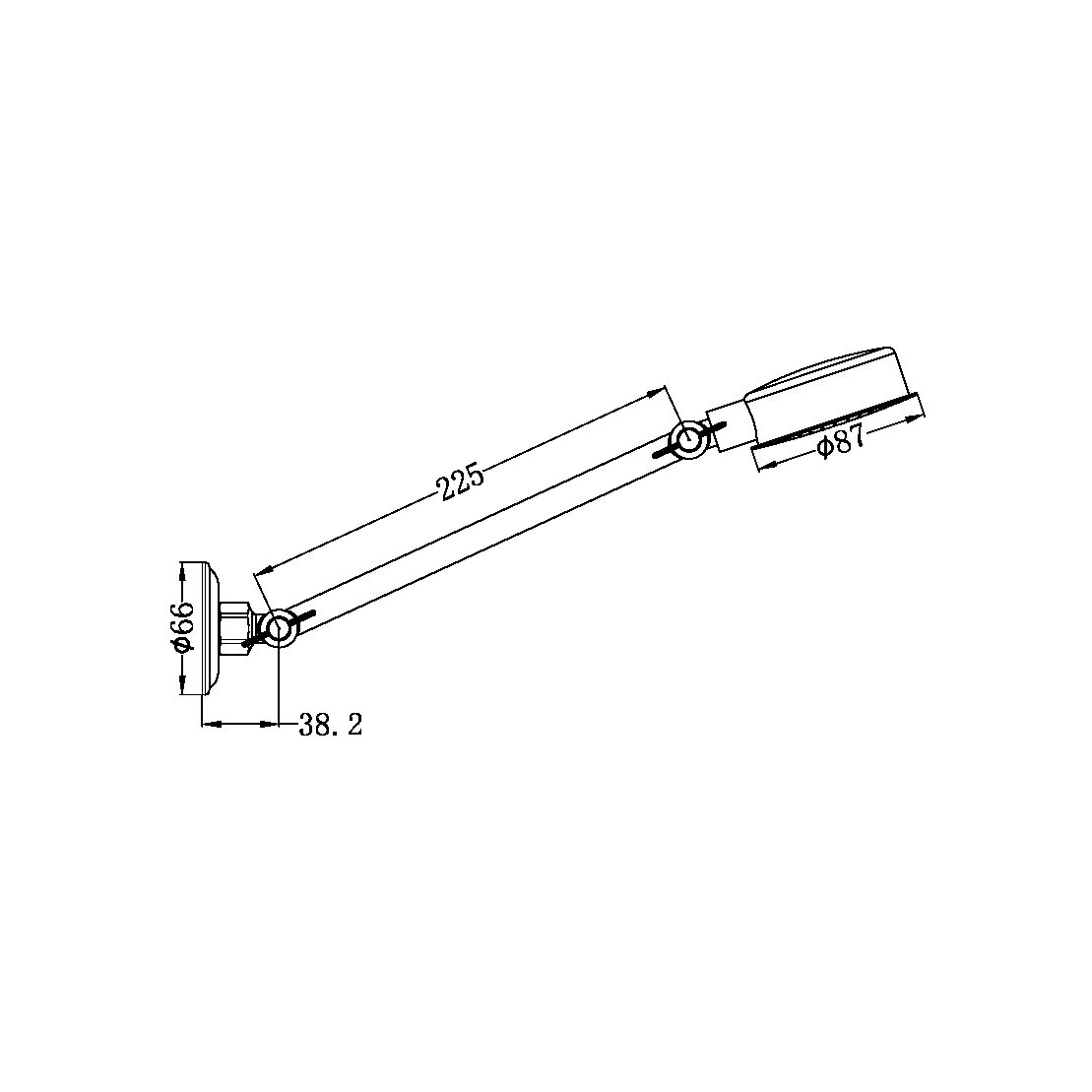CLASSIC ALL DIRECTION SHOWER HEAD CHROME (NR19471CH)