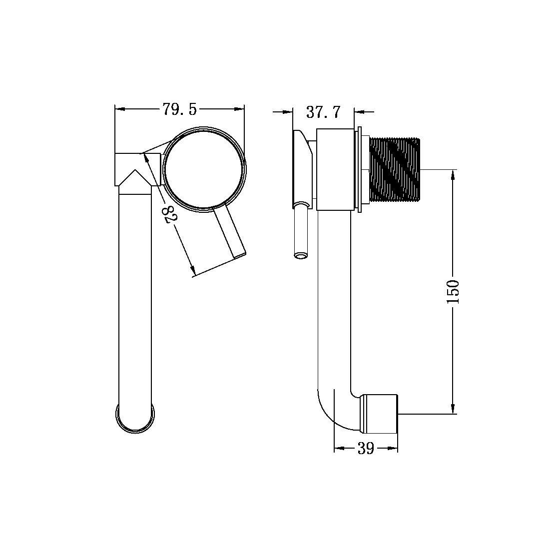 Caravan Mixer Tap CHROME (NR201507CH)