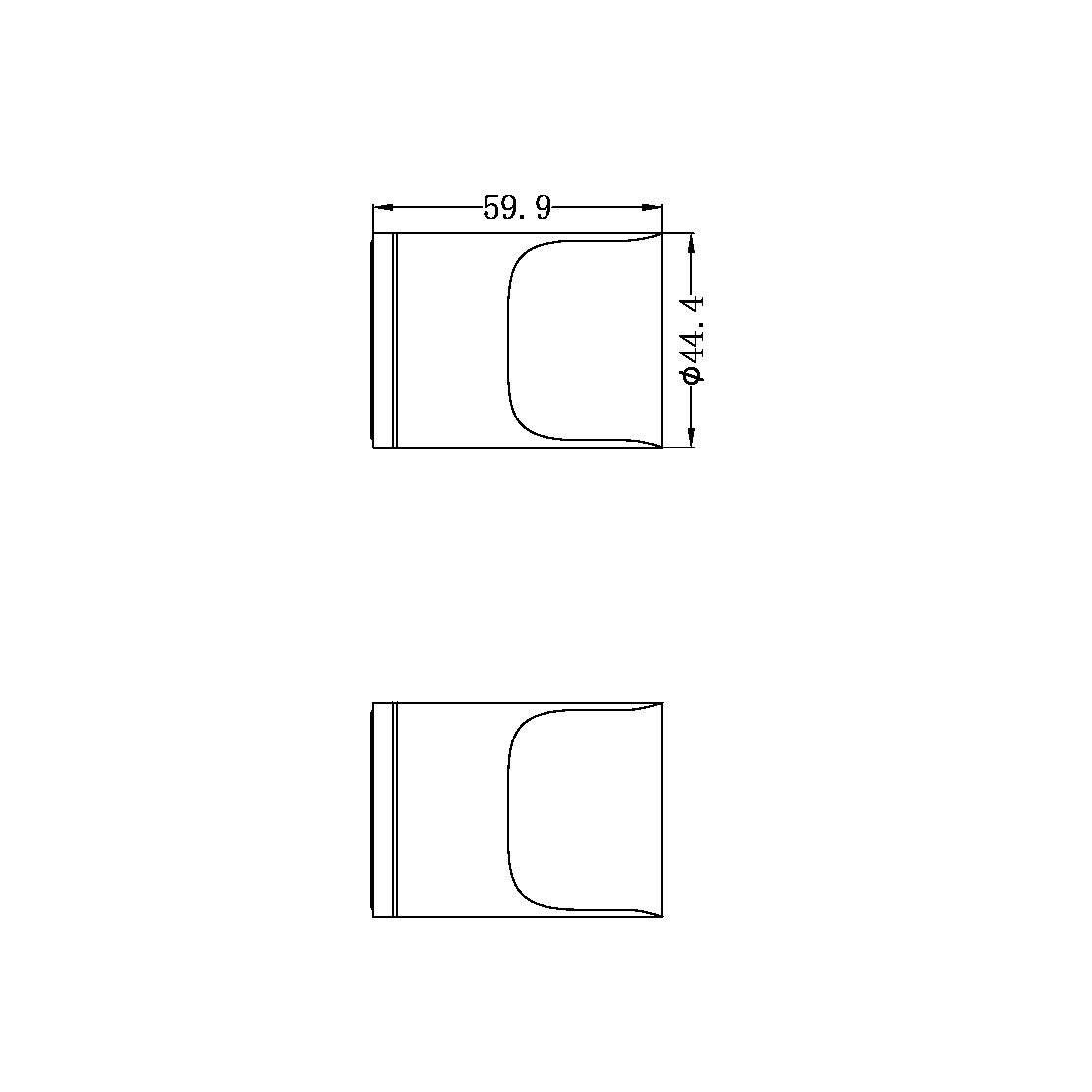 PEARL WALL TOP ASSEMBLIES CHROME (NR201709CH)