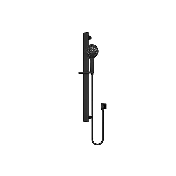 Rail Shower Matte Black Shower Range - YSW Tapware