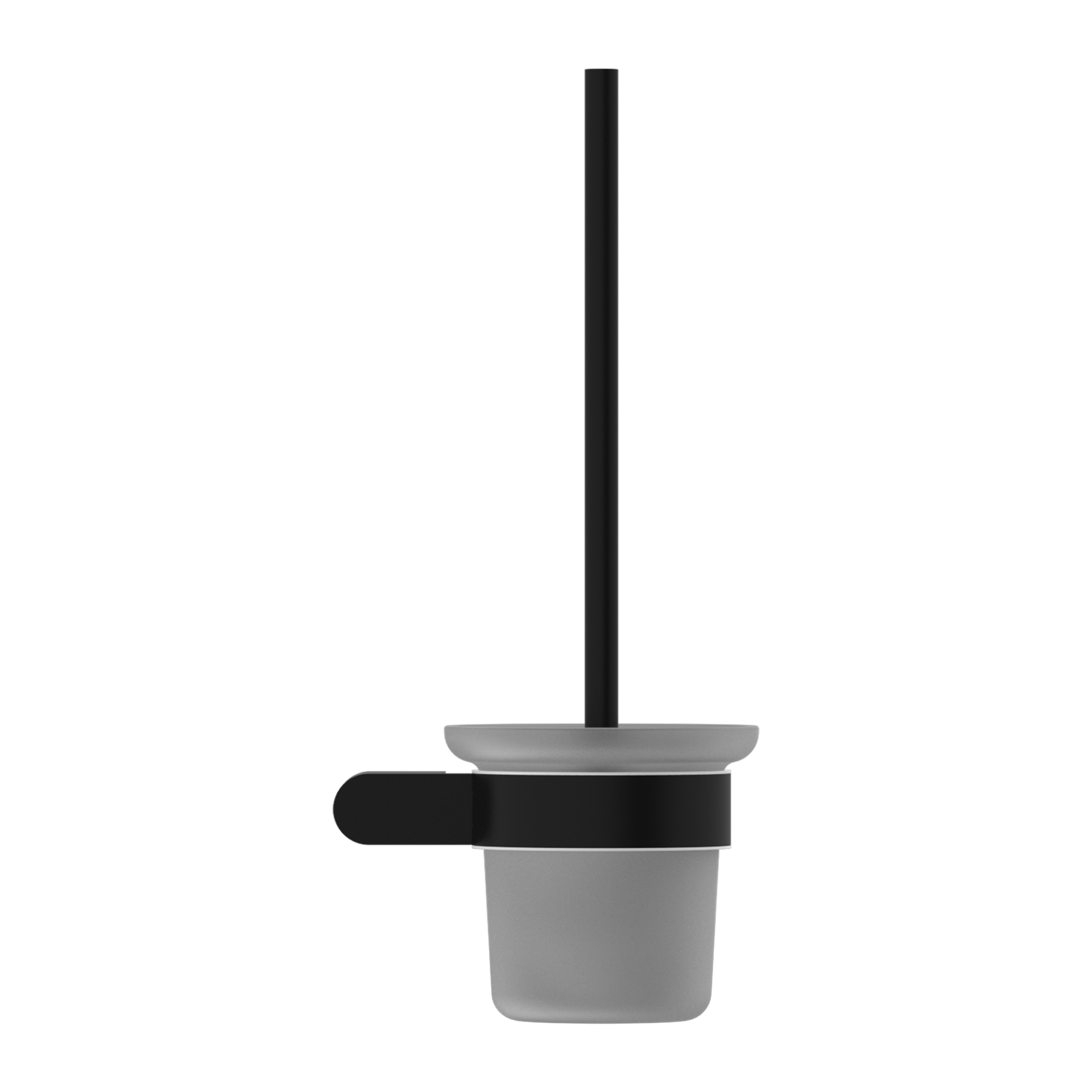 Toilet Brush Holders Matte Black Bianca Range YSW Tapware