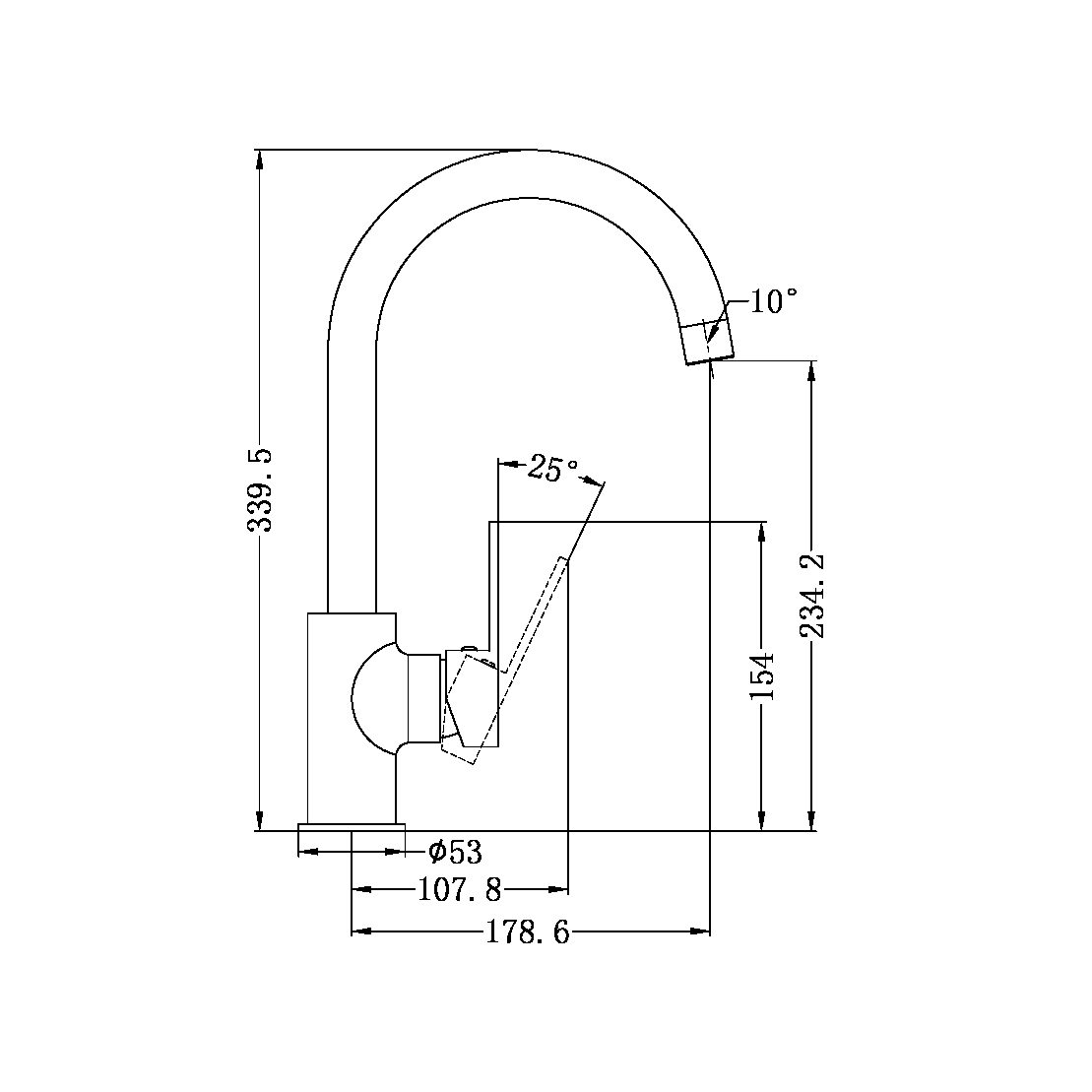 ECCO KITCHEN MIXER GUN METAL (NR301306GM)