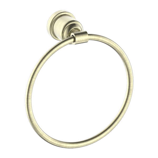 Towel Rings Aged Brass York Range YSW Tapware