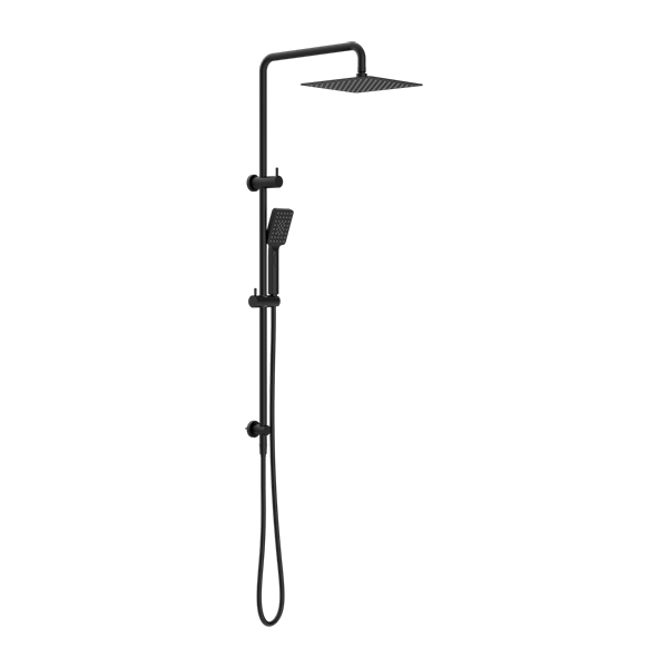 Twin Shower Matte Black Shower Range YSW Tapware